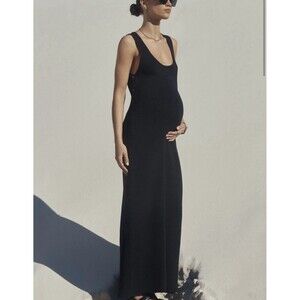 LEGOE HERITAGE RIBBED RESORT DRESS MATERNITY SZ 1 M NWT